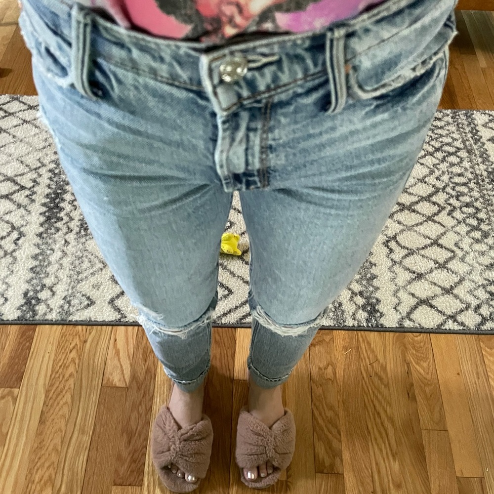 MOTHER Jeans Dazzler Ankle in Lost It, Sz 24 - Picture 7 of 9